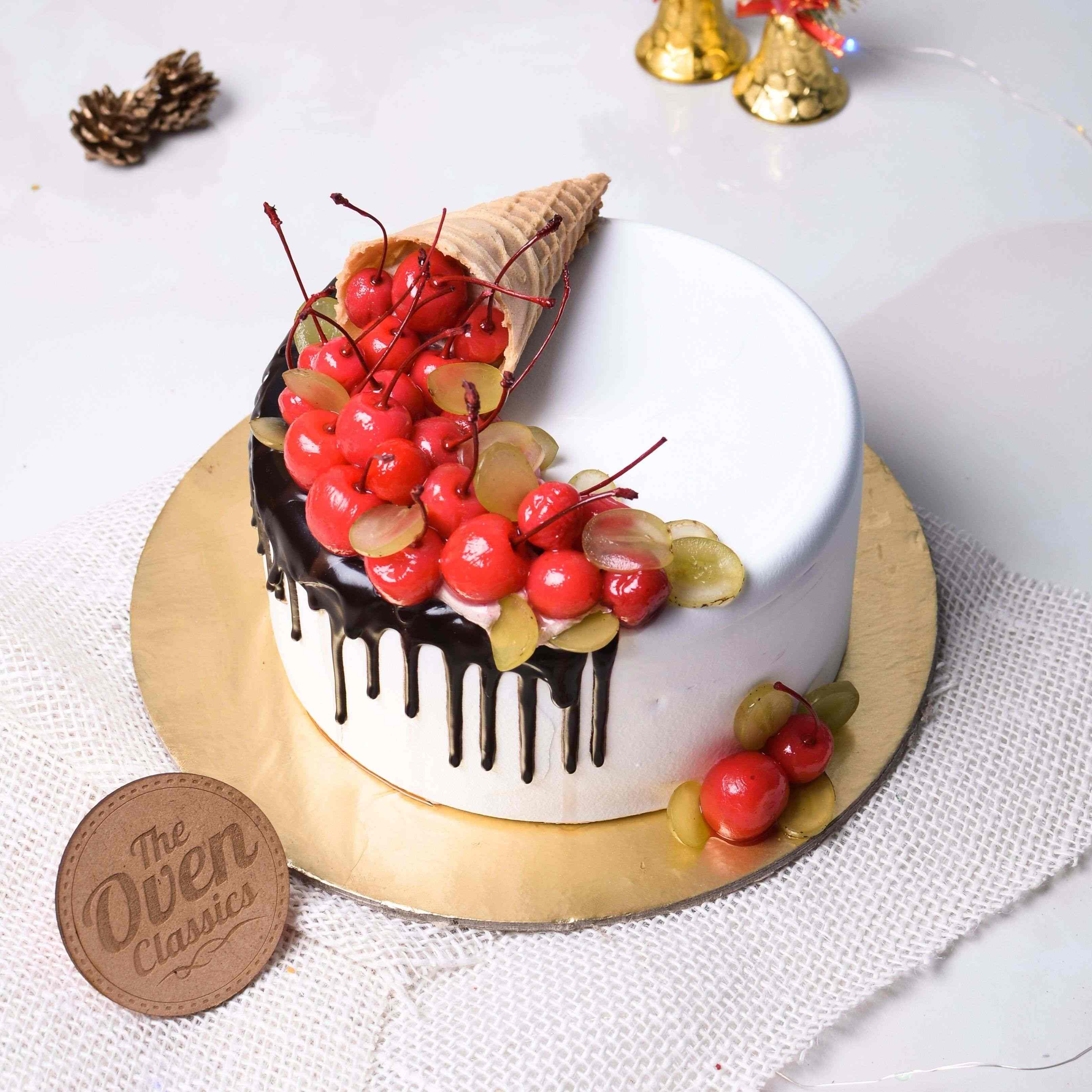 White Forest Cake Designs & Images
